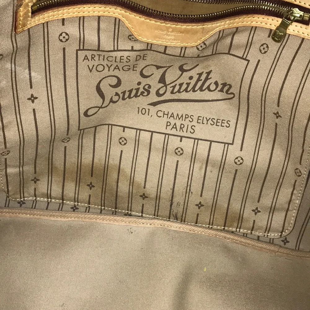 🌟BIGGEST🌟NEVERFULL GM TOTE LOUIS VUITTON - Picture 9 of 16